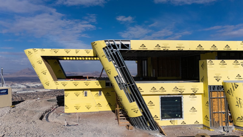 Hillside Residence — Construction Progress, frame 5